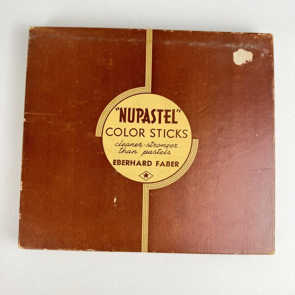 Eberhard Faber Nupastel Color Sticks Vintage Art Drawing Set Multi Color